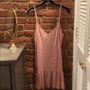 Blush colored sundress
